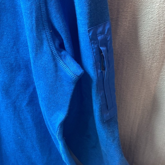 Bugatchi 1/4 zip blue pullover size large - Picture 2 of 5